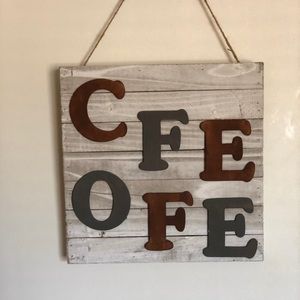 DIY Rustic Coffee Sign